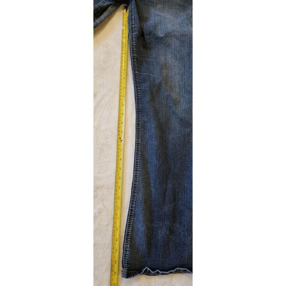 Source of Wisdom Jeans Women's Fit & Flare Denim Blue Size 18 - Picture 10 of 12